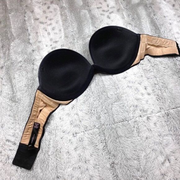 💖Victoria’s Secret Very Sexy Strapless Bra in BLACK, Size: 34D - Picture 6 of 7